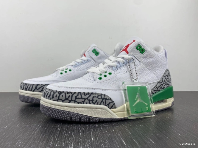 CK9246-136 3 Jordan Retro (W) Green Lucky 0822